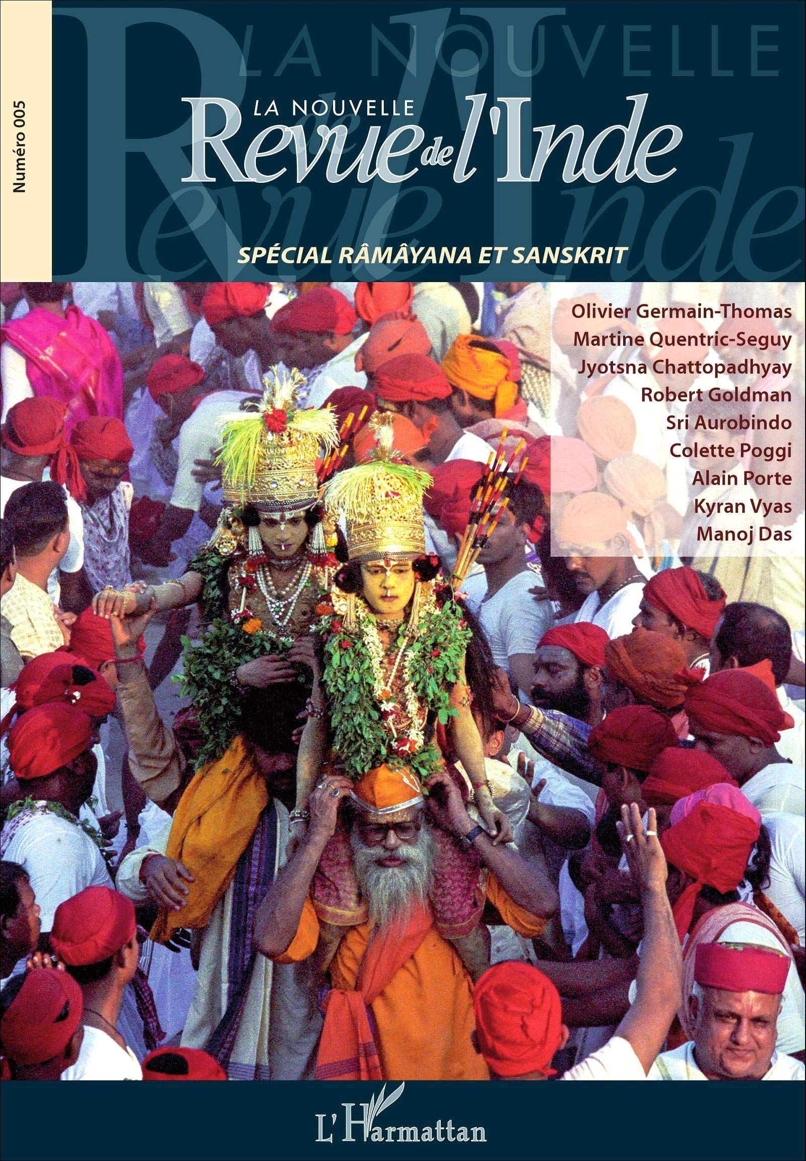 Nouvelle revue de l'Inde (La), n° 5. Spécial Râmâyana et Sanskrit