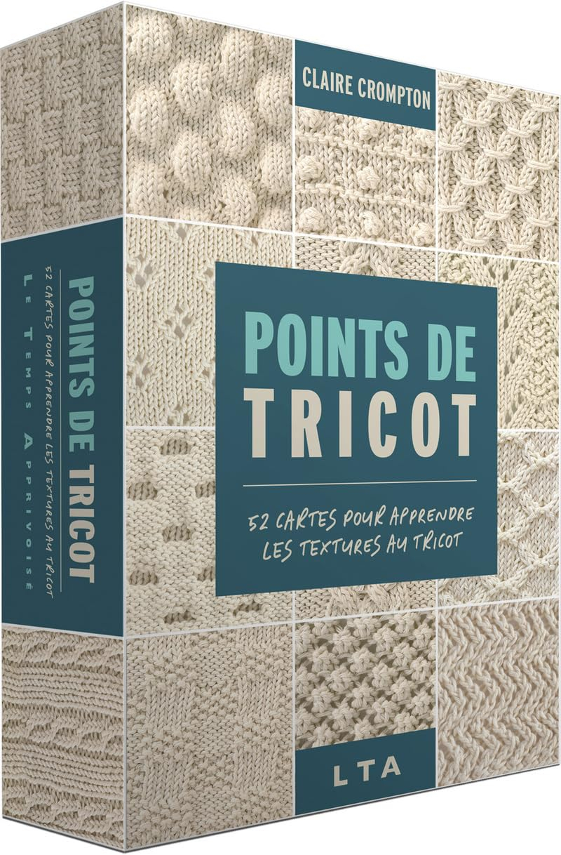 Points de tricot : 52 cartes pour apprendre les textures au tricot
