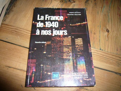 la france de 1940 à nos jours