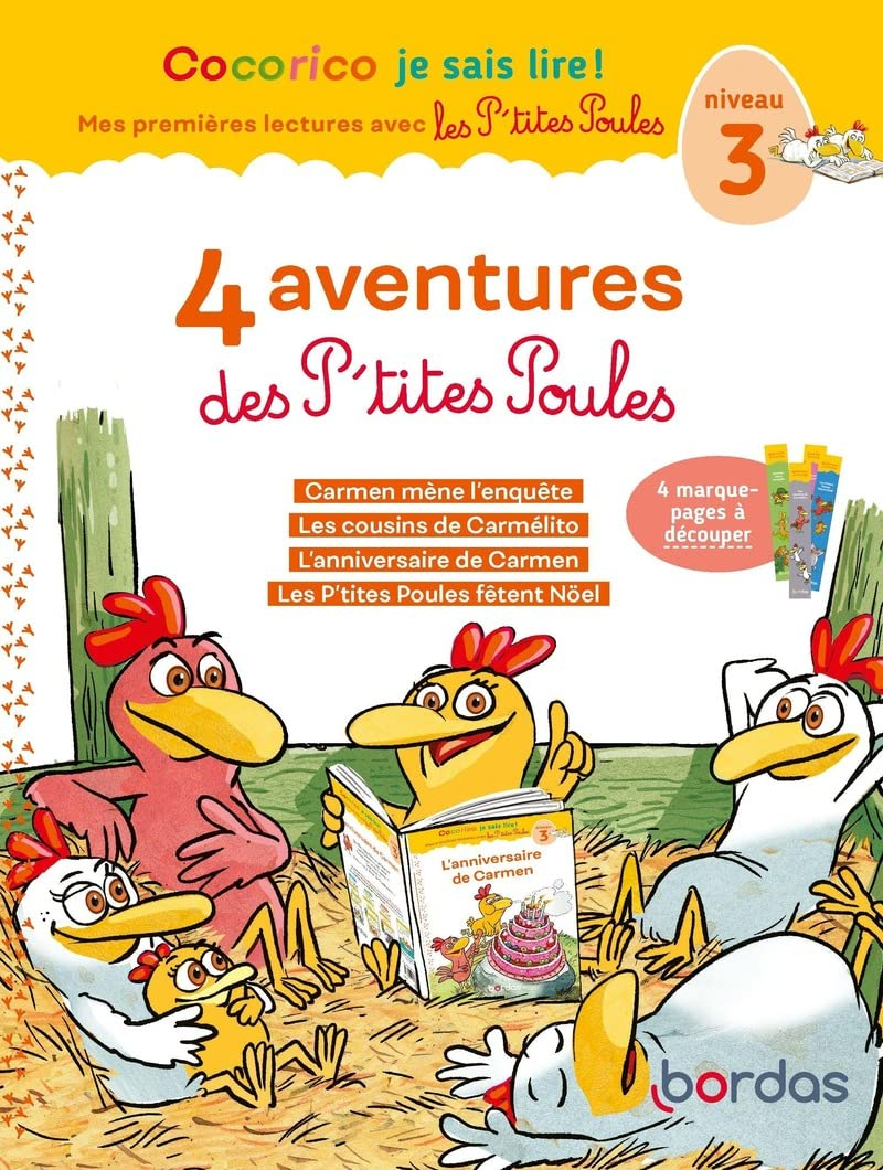 4 aventures des p'tites poules : niveau 3