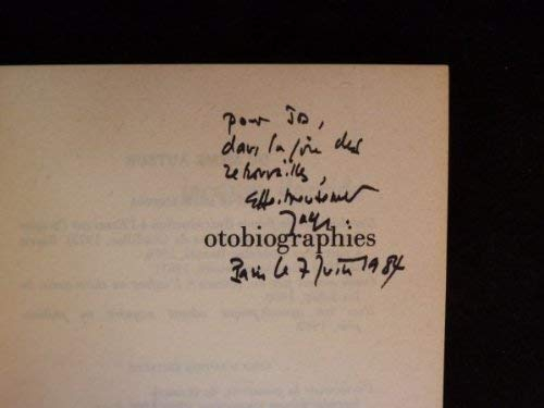 OTOBIOGRAPHIES. L'enseignement de Nietzsche et la politique du nom propre