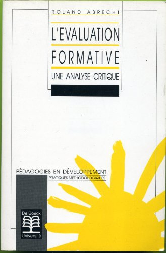 L'Evaluation formative : une analyse critique