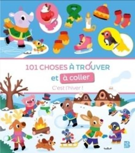 101 choses à trouver et à coller : L'hiver