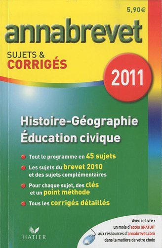 Histoire-géographie, éducation civique