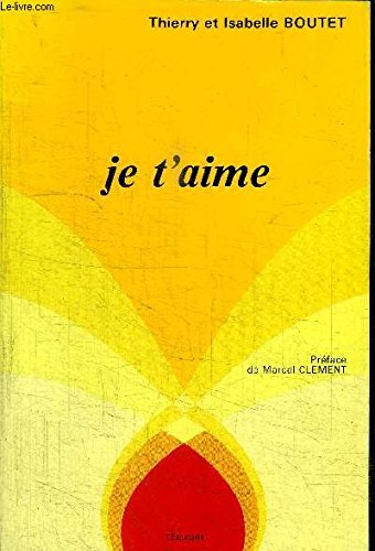 Je t'aime