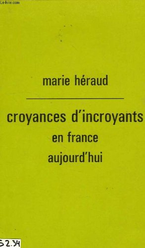 Croyances d'incroyants : en France aujourd'hui