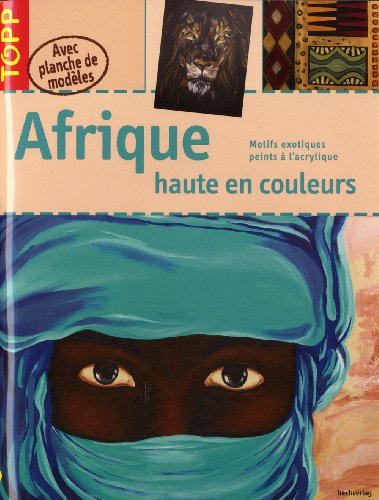 Afrique haute en couleurs : motifs exotiques peints à l'acrylique