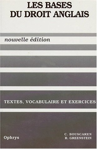 Les Bases du droit anglais