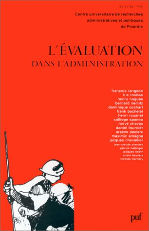 evaluation dans l'administration, 1re édition