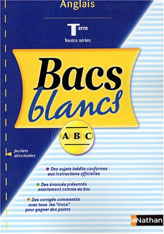 Anglais, Terminale toutes séries