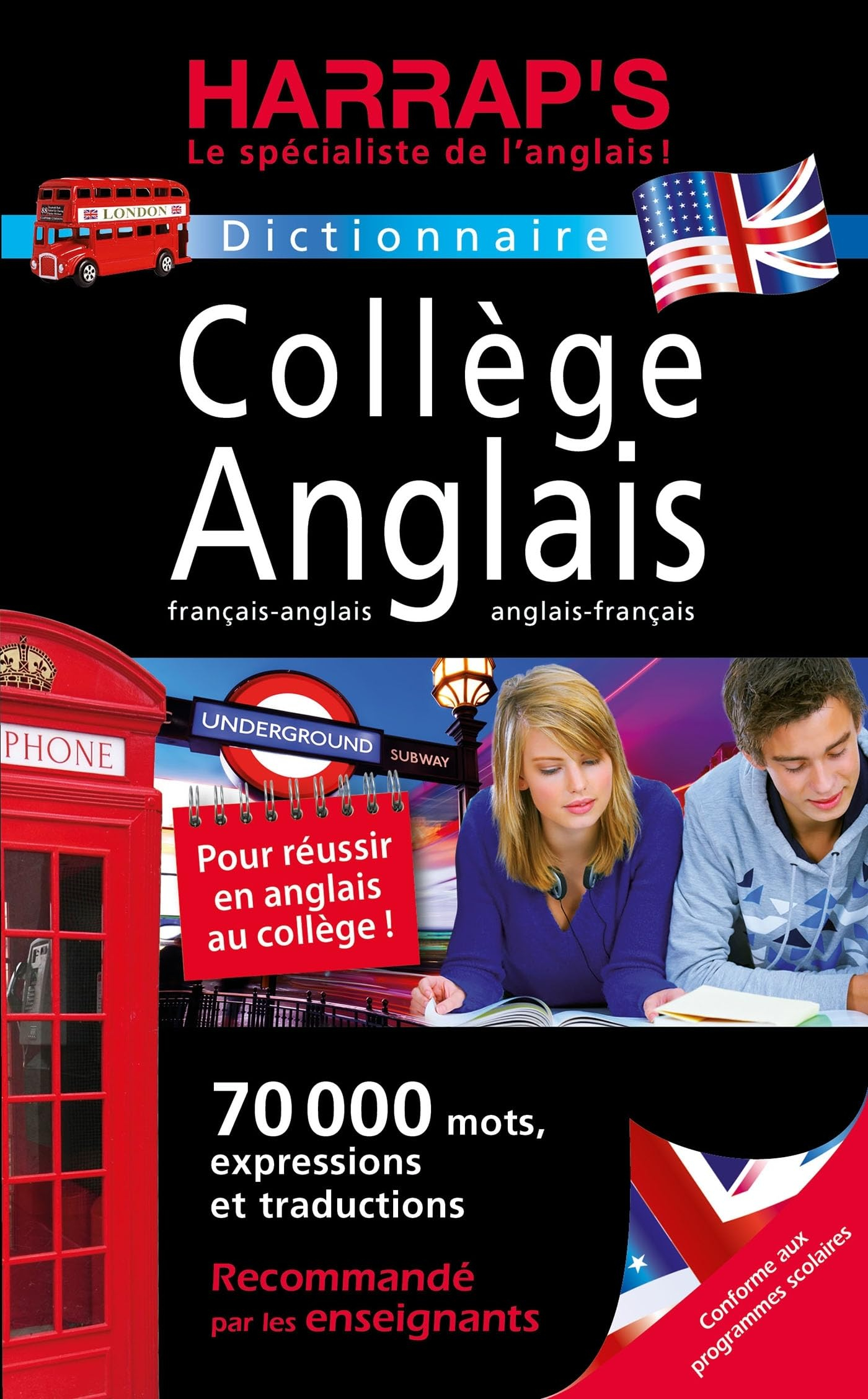 Harrap's collège anglais : dictionnaire français-anglais, anglais-français