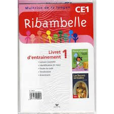 ribambelle ce1 2010 serie rouge, livret d'entrainement n 1 non vendu seul compose le 9344904