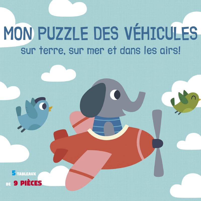 Mon puzzle des véhicules : sur terre, sur mer et dans les airs !