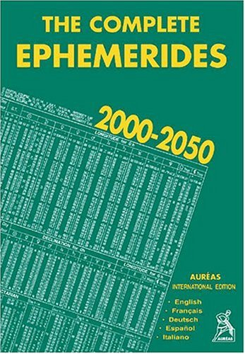 The complete ephemerides 2000-2050 : 0h TDT