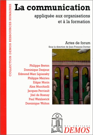 La communication appliquée aux organisations et à la formation