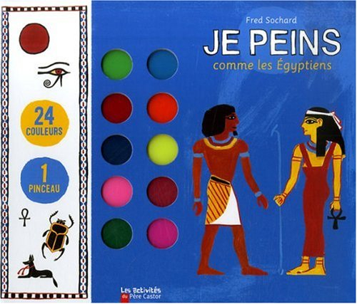 Je peins. Je peins comme les Égyptiens
