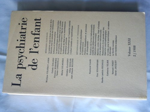 psychiatrie enfant 1988 n.2 v.31                                                              070996
