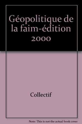 Géopolitique de la faim