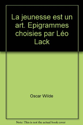 la jeunesse est un art