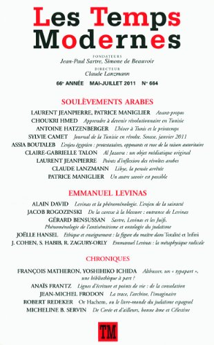 Temps modernes (Les), n° 664. Soulèvements arabes