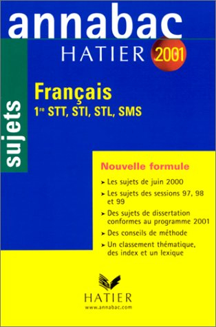 Français, 1re STT