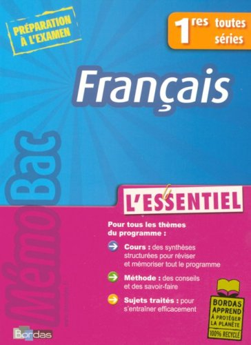 Français 1res toutes séries