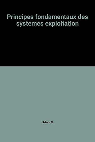 Principes fondamenteaux des systèmes d'exploitation