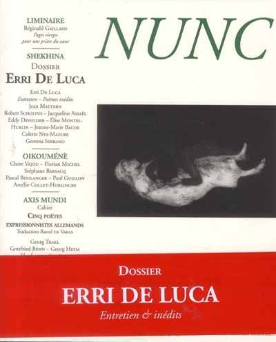 Nunc, n° 28. Erri De Luca