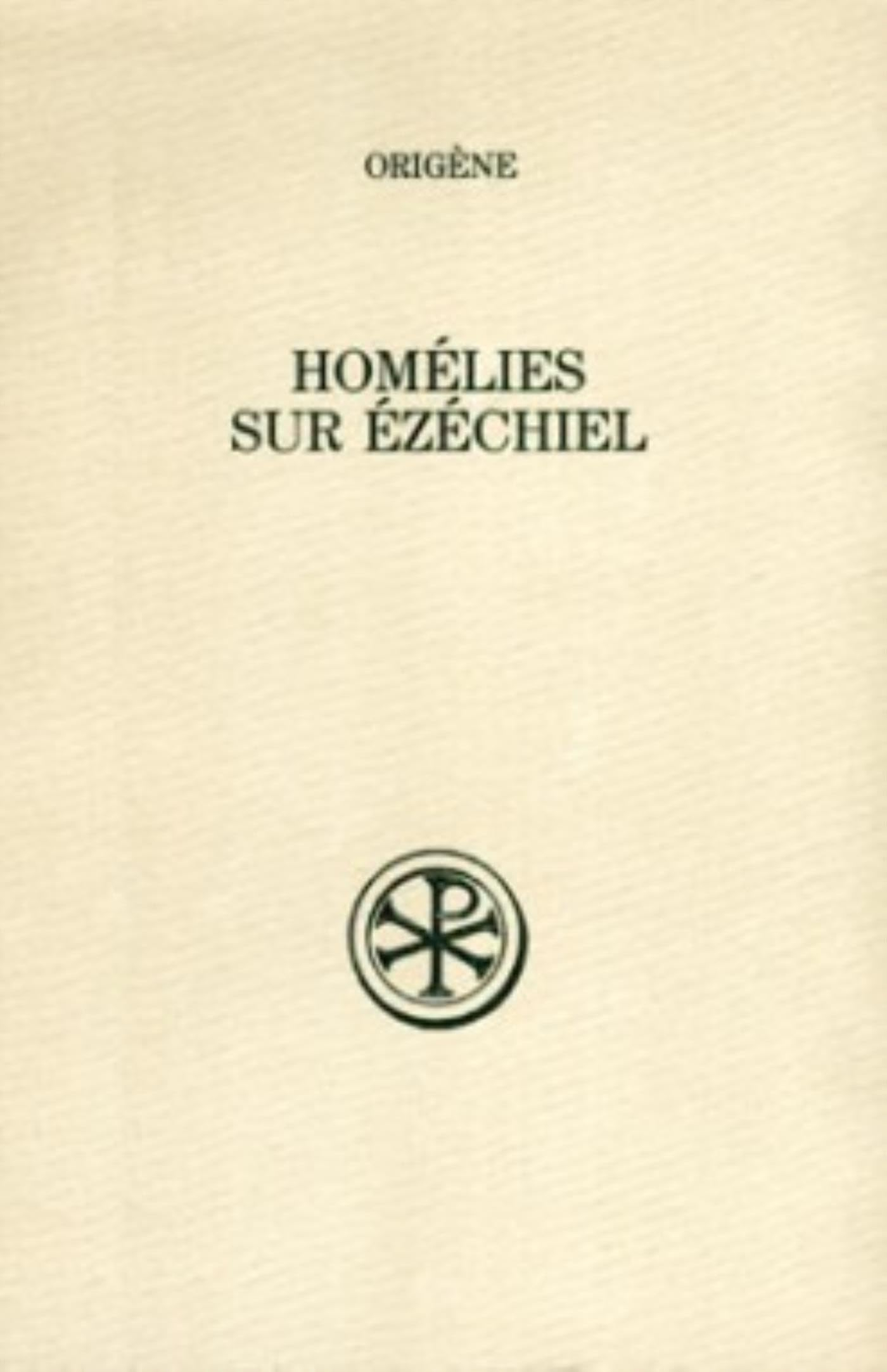 Homélies sur Ezéchiel