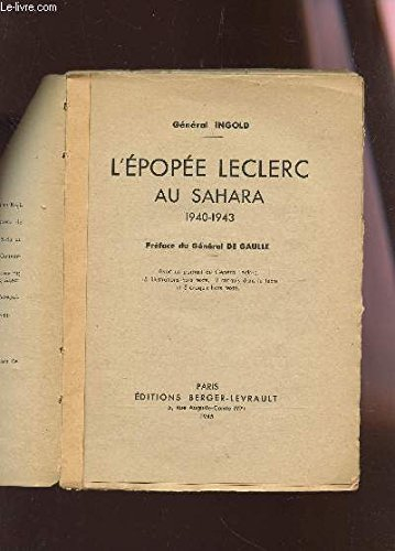 l'epopée leclerc au sahara