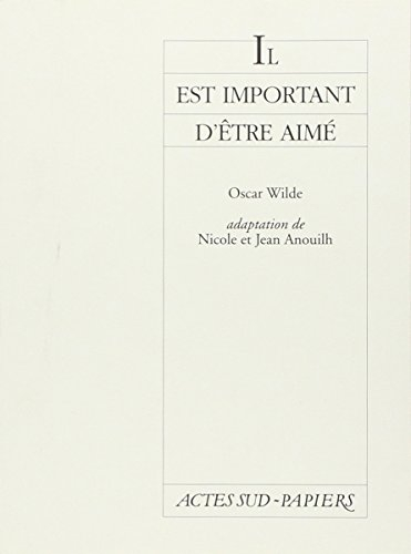 Il est important d'être aimé