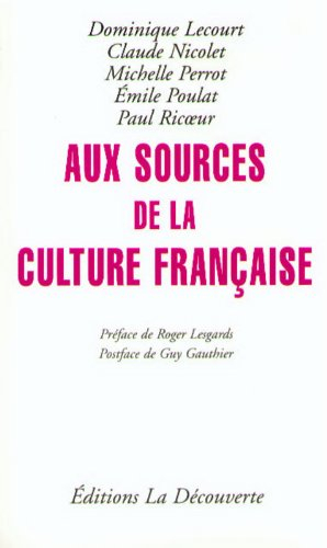 Aux sources de la nation française