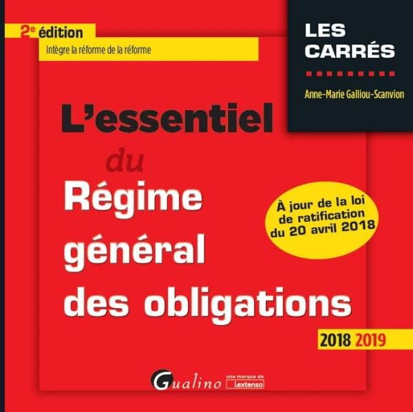 L'essentiel du régime général des obligations : 2018-2019