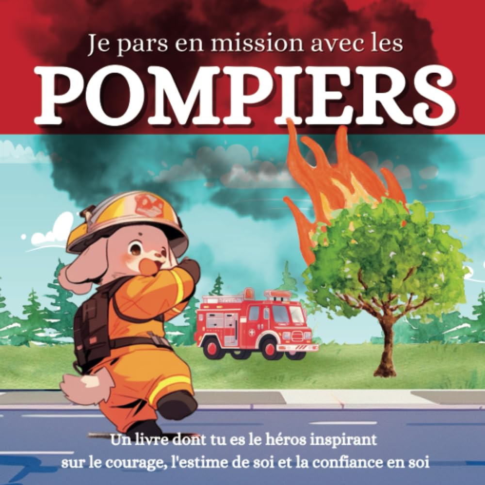 Je pars en mission avec les pompiers: Un livre dont tu es le héros inspirant sur le courage, l'estim