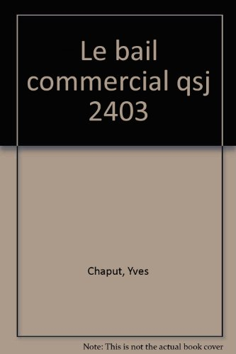 Le Bail commercial