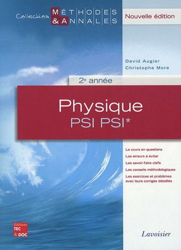 Physique 2e année PSI*, PSI