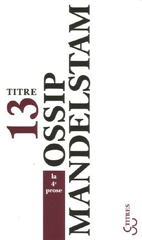 La 4e prose : et autres textes