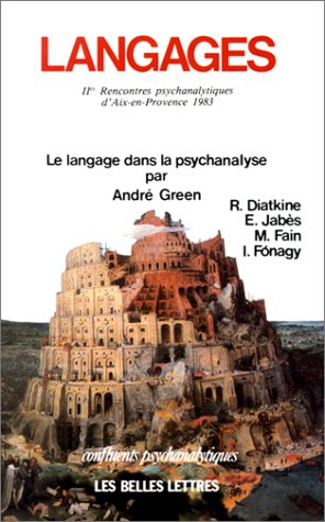 Langages. Le Langage de la psychanalyse