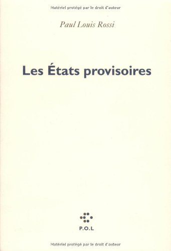 Les Etats provisoires