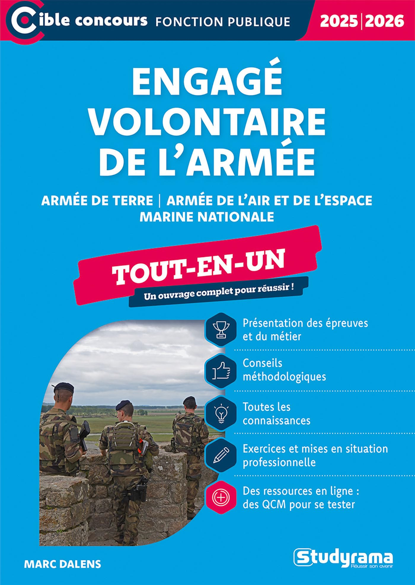 Engagé volontaire de l'armée : armée de terre, armée de l'air et de l'espace, Marine nationale : tou