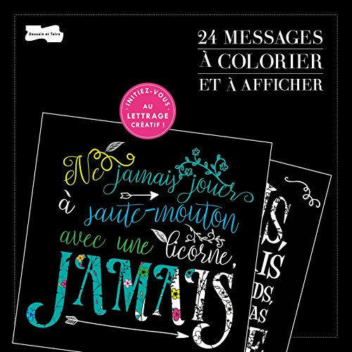 24 messages à colorier et à afficher