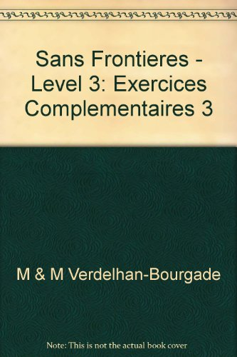 Sans frontières : niveau 3, exercices