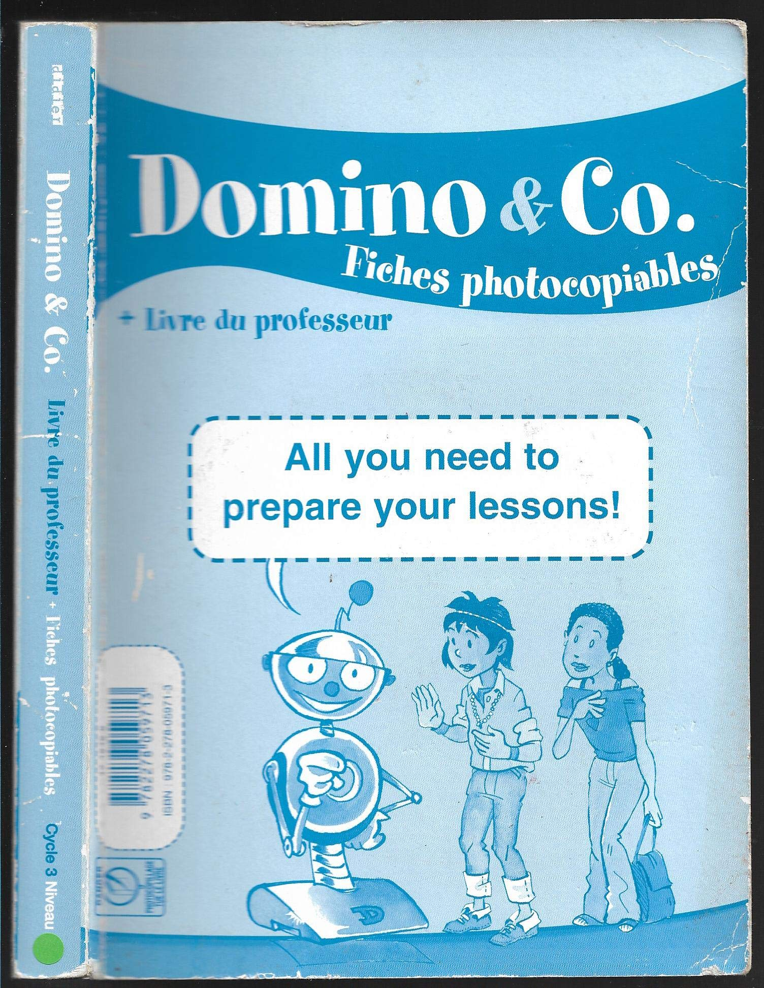 Domino & Co cycle 3 niveau 2 : livre du professeur + fiches photocopiables : méthode d'anglais pour 