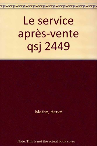 Le Service après-vente