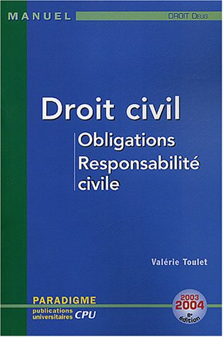 droit civil, obligations, responsabilité civile : deug droit