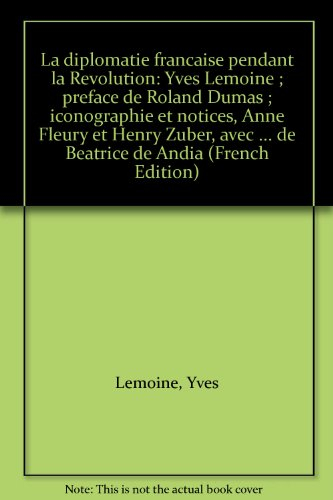 La diplomatie française pendant la Révolution