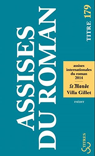 Les assises internationales du roman 2014