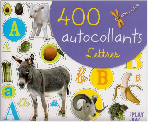 400 autocollants lettres