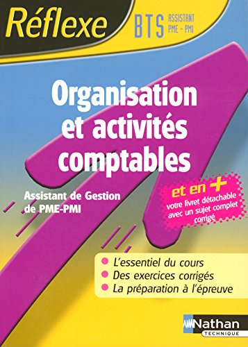Organisation et activités comptables, BTS assistant de gestion PME-PMI