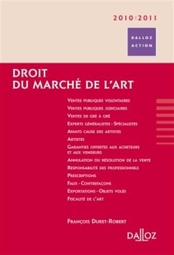 Droit du marché de l'art : 2010-2011